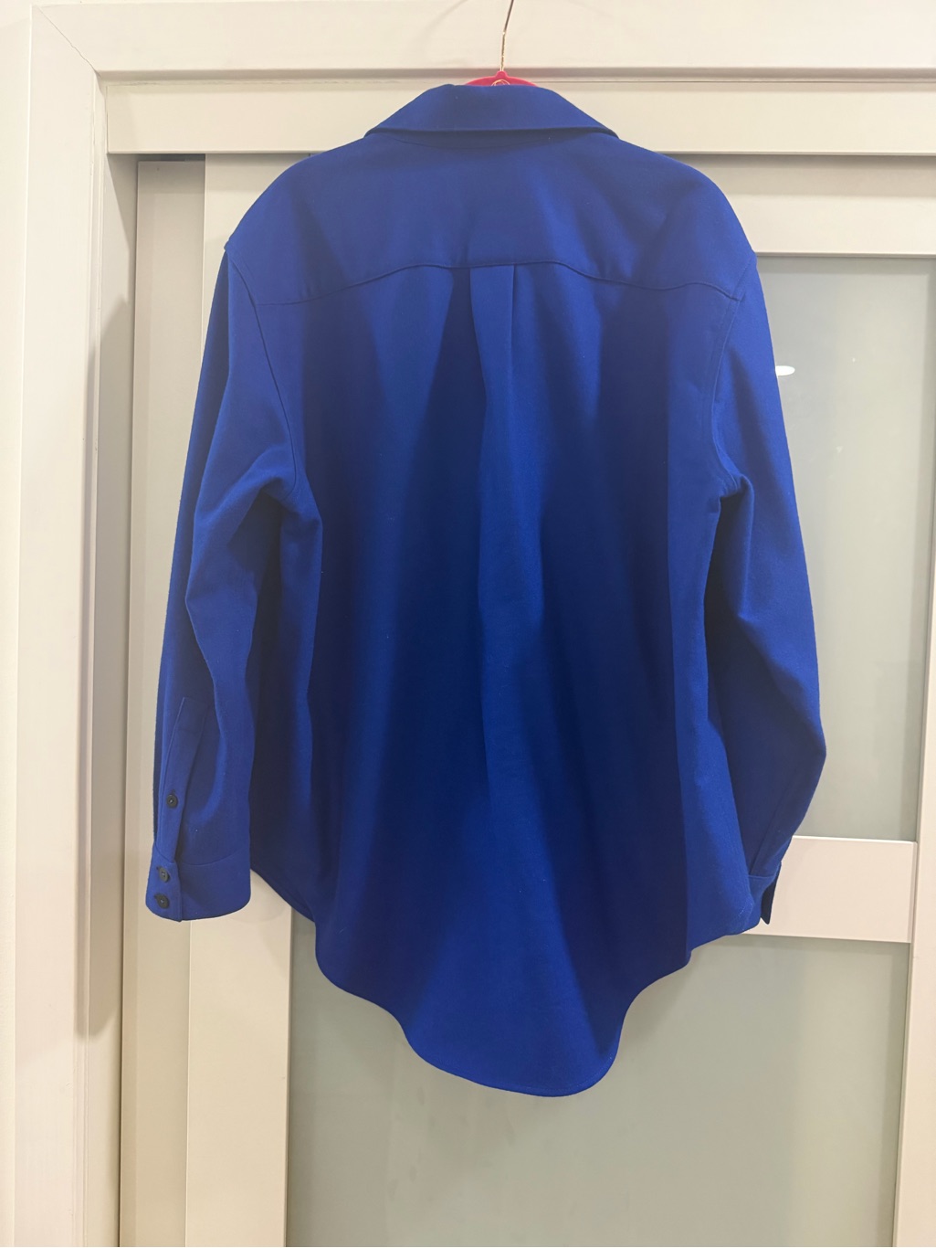 Naomi Nomi New Oxford In Electrical Blue Merino Wool — image 2 of 5